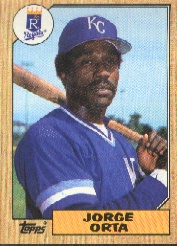 1987 Topps Baseball Cards      738     Jorge Orta